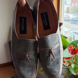 Pierre Cardin Charcoal Slip-On Loafers for Men